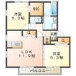 ハートフルネストA棟の間取図