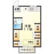 ホワイトハウスＢの間取図