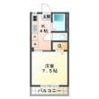 ユニバーサル岸岡Ａの間取図