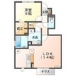 コリーヌの間取図