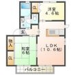シダー’sグランデB棟の間取図