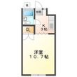 コーポ1K 南棟の間取図