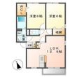 カーサ ハーモニー Bの間取図
