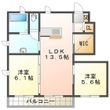 アザレアA棟の間取図
