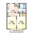 ルミエール777 Cの間取図
