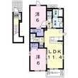 グリーンヒルズ Ⅱ Aの間取図