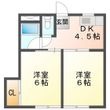 コーポ高塚の間取図