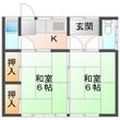 庄野羽山3丁目貸家の間取図