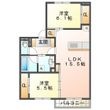 パルミエ Ⅰの間取図