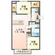 パルミエ Ⅰの間取図