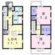 E-HOMEⅡの間取図