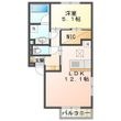 パルミエ Ⅲの間取図