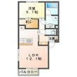 パルミエ Ⅲの間取図