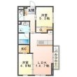 パルミエ Ⅱの間取図