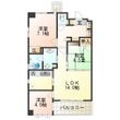 クラウンハイム西田辺の間取図
