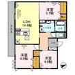 D-room南住吉 マリキータの間取図