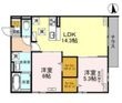 モンテゾーロ西田辺の間取図