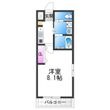 リアコート北田辺の間取図