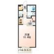 フラット桃ヶ池の間取図