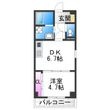 GARDENIA天王寺南の間取図