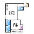 アーバンヴィラ平野の間取図