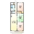 ヴィラスリースター住之江の間取図