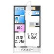 リアコート北田辺Ⅱの間取図