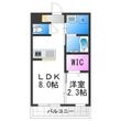 リアコート北田辺Ⅱの間取図