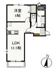 フェリーク庭瀬の間取図