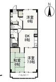 写真：グレースマンションエルフ4階の間取図