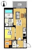 REGALEST 花尻Ⅲの間取図