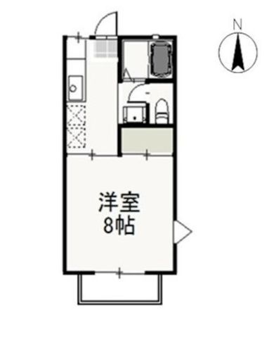 拡大写真:S.T.Villa TSUSHIMA A 1階101の間取り