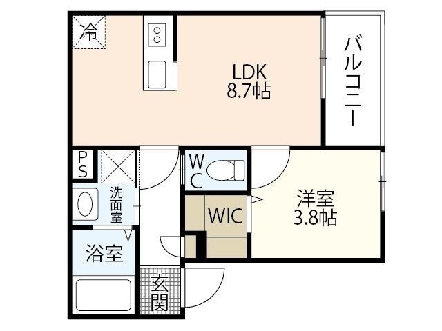 拡大写真:REGALE 船頭町 3階302の間取り