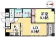 写真:クレストシティ中井町 5階502の間取図