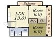 築港武智マンションの間取図
