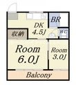 葵コーポの間取図
