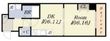 レジデンス朝潮橋の間取図