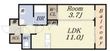 TEAL RESIDENCE BAYの間取図