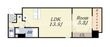 La Douceur九条の間取図