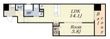 Park Lane Kujoの間取図