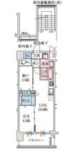 スプランディッド大阪ベイサイドDUEの間取図
