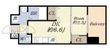 セレニテ阿波座ミラクの間取図