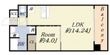 プレジオ大正の間取図