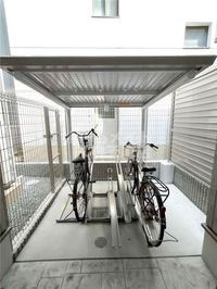 自転車置場があります