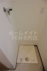 室内洗濯機置き場です