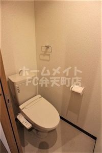 ゆったりとした空間のトイレです