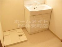室内洗濯機置き場です