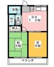 コーポ河芸の間取図