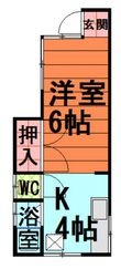 さくら荘の間取図