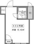 新宿三光町ハイムの間取図